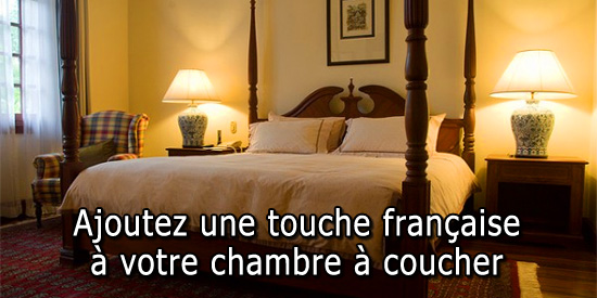 Chambre à coucher style français
